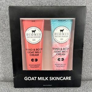 Dionis Goat Milk Cream Han & Body DUO Water Love moisturizing Treatment 3.3oz